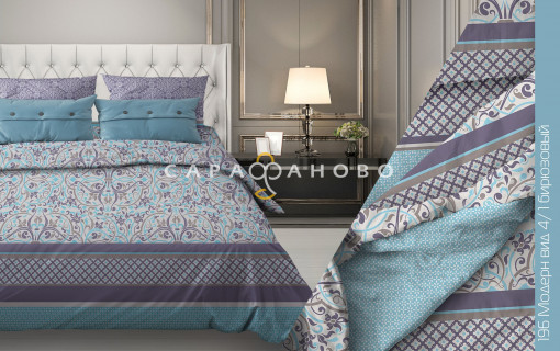 Ткань бязь 220 см 120 гр рис Модерн 4/1