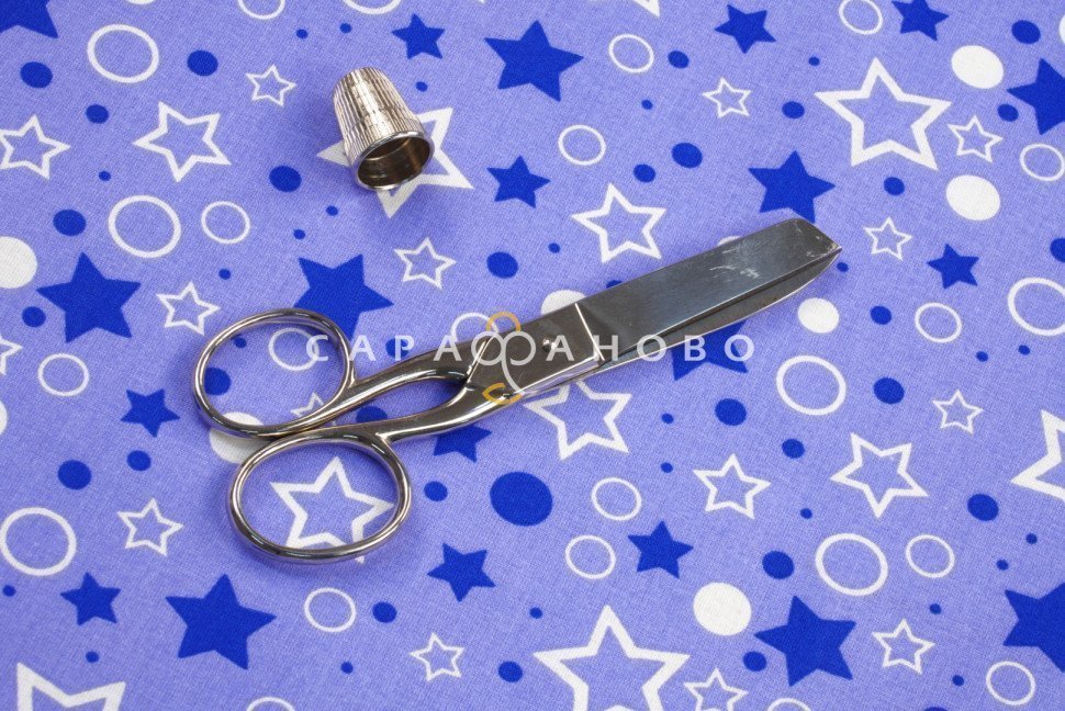 Ткань Ситец 95 см Звездное ассорти рис 21247 вид 4, фото 4