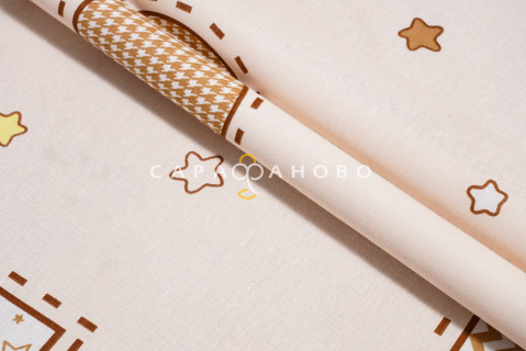 Ткань Бязь 150 см 120 гр рис. 8068/1 Африка