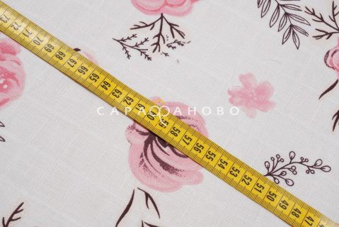 Ткань Муслин 135 см рис. 7515/1 Цветы