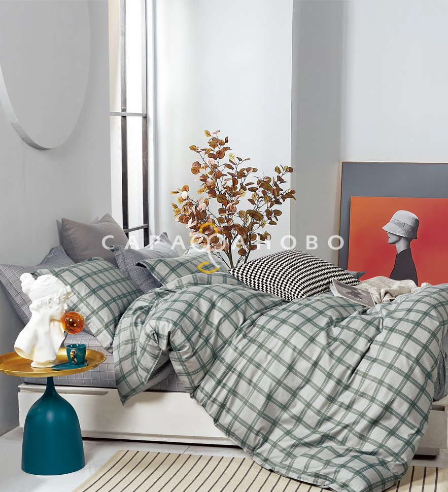 Ткань Сатин Твил набивной 235 см. 115гр. В рис. 138, фото 1