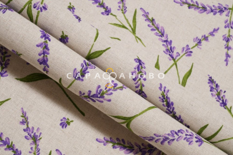 Ткань Полулён 150 см. рис 11373-1пв