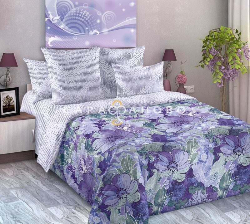 Ткань Перкаль 220 см рис. 1226101 Блум 1 (основа), фото 1