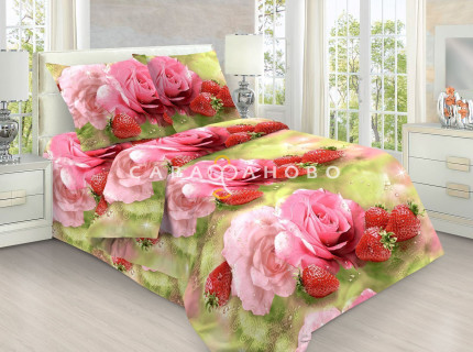 Ткань Бязь набивная 150 см 120 гр рис 1453