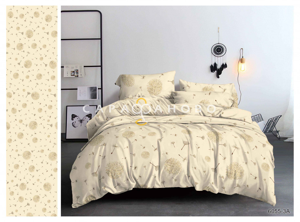 Ткань Полисатин 220 см 80 гр диз. 6055-3, фото 1