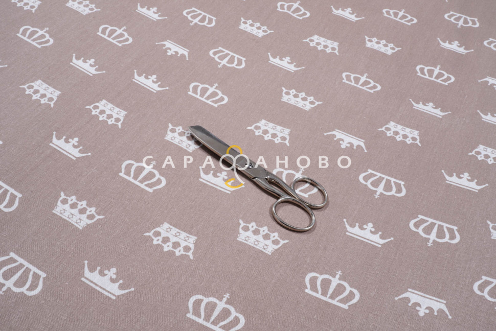 Ткань Бязь детская 150 см 120 гр Короны 1694-18, фото 5