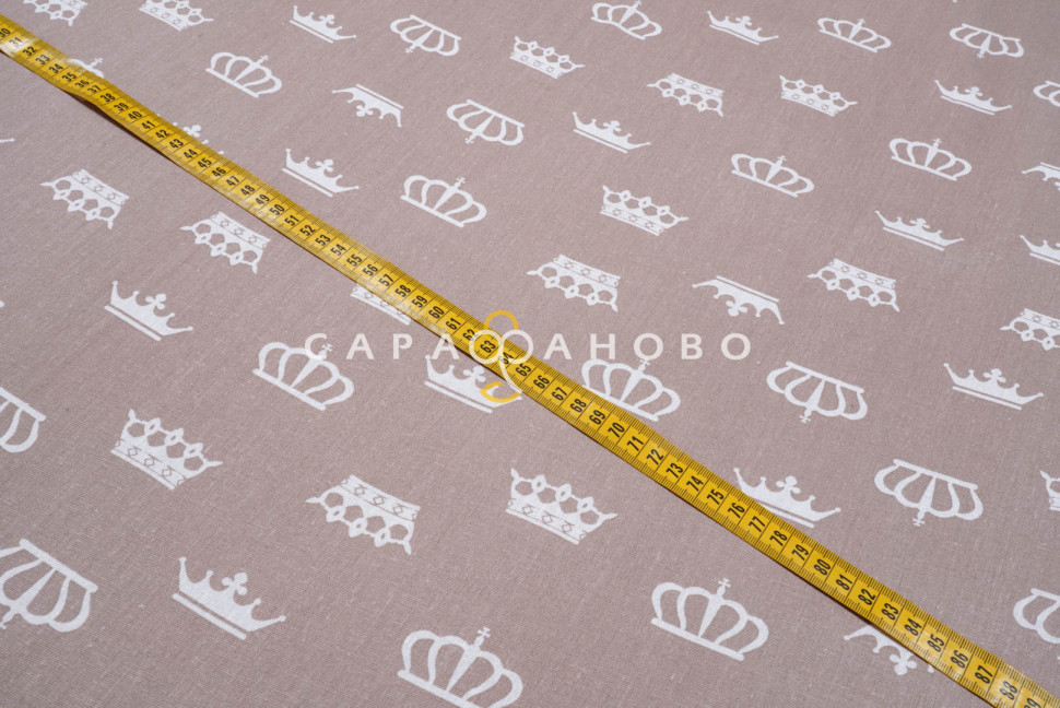 Ткань Бязь детская 150 см 120 гр Короны 1694-18, фото 6