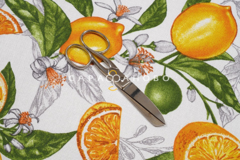 Ткань Рогожка 150 см арт. 904 рис 35072 вид 1 Lemon