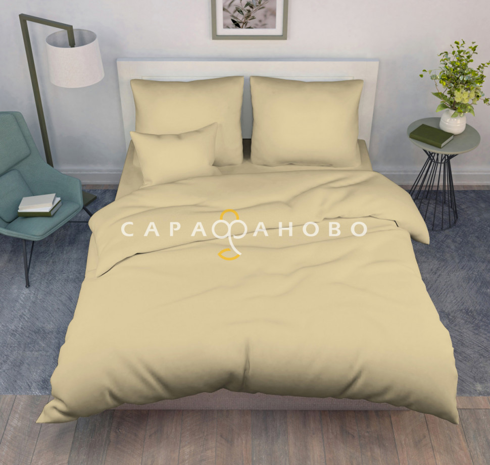 Ткань Бязь 220 см 120 гр гл/к Анис, фото 1
