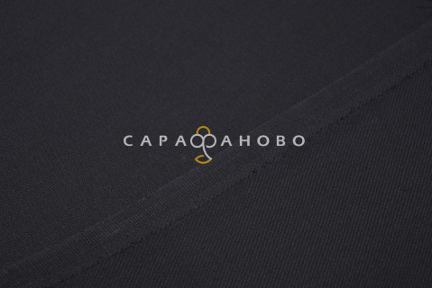 Ткань Диагональ 85 см 230 гр №315 Чёрный