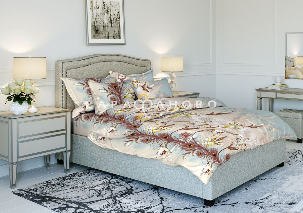 Ткань Бязь 150 см рис. 3671-3 "Шехерезада", фото 1