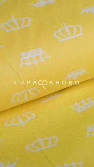 Ткань Бязь детская 150 см 120 гр Короны 1694-8, фото 1
