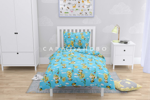Ткань Бязь 150 см рис. 2997-4 "Тигрята"