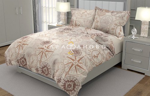 Ткань Бязь 220 см 120 г/м2 рис 6029 вид 1