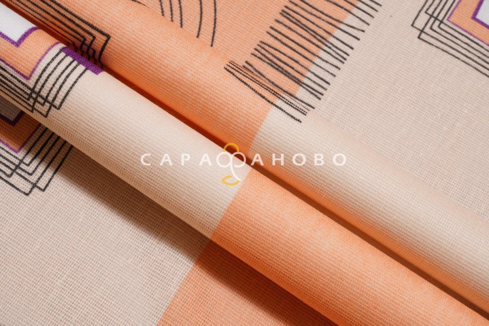 Ткань Бязь 150 см 120 гр рис. 172в5/2 Графика, фото 3