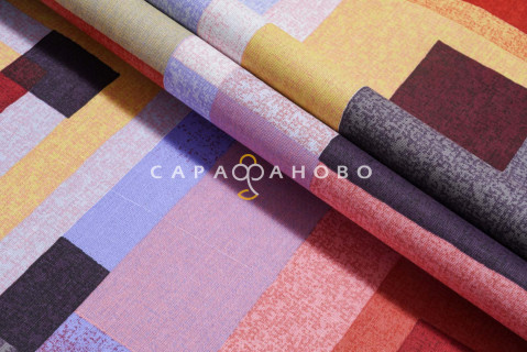 Ткань Бязь 220 см рис. 12475-1 Шато (основа)