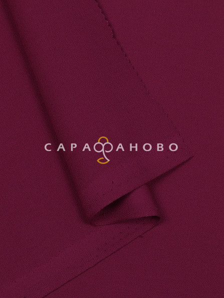 Саржа гладкокрашеная 150 см, 035 Бордо 240 +/- 13 г/м2, фото 6