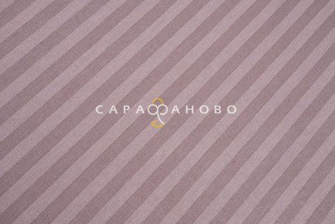Ткань Поплин-страйп 220 см рис. 12245/5 Какао