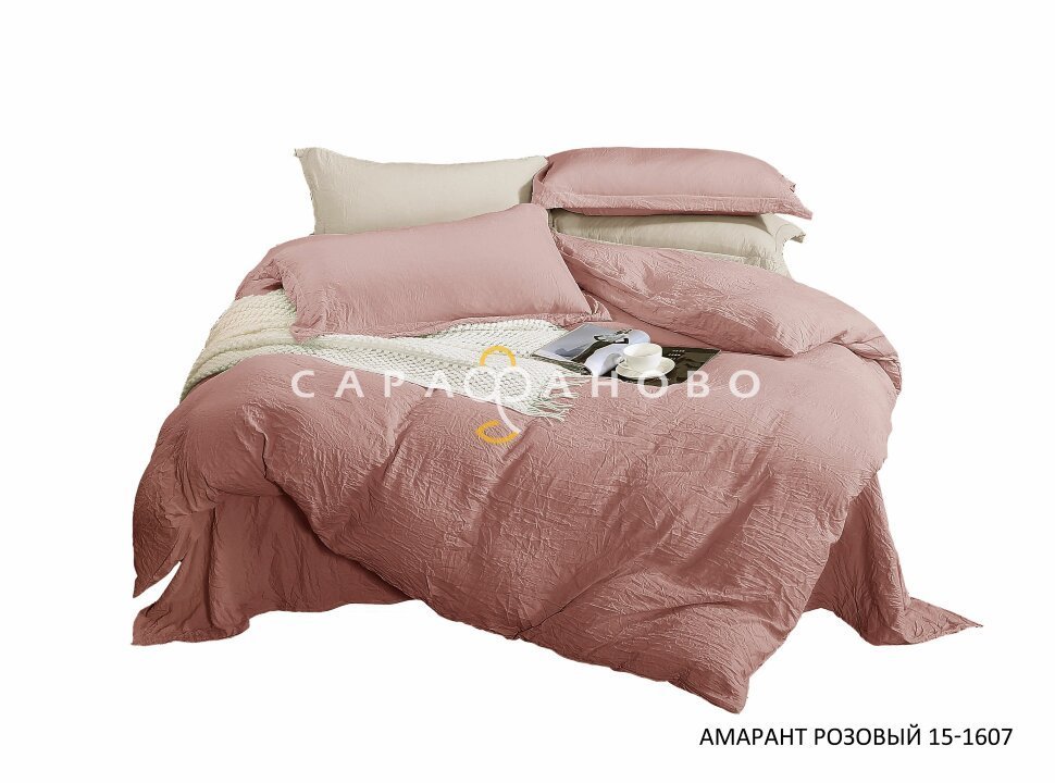 Ткань Мятка 220см (80) диз. 15-1607 Амарант розовый, фото 1