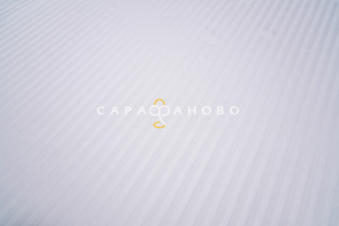 Ткань Сатин Страйп 1х1 240 см 145 гр Отбеленный