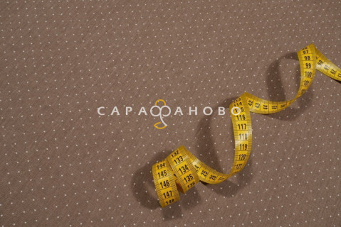 Ткань Бязь 150 см. Пшено кофе рис. 7222/34
