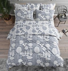 Ткань Поплин 220 см 105 гр рис. 28301/1 Сканди (основа)