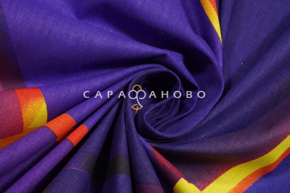 Ткань Поплин 220 см рис. 12406-1 Мерцание (основа), фото 7