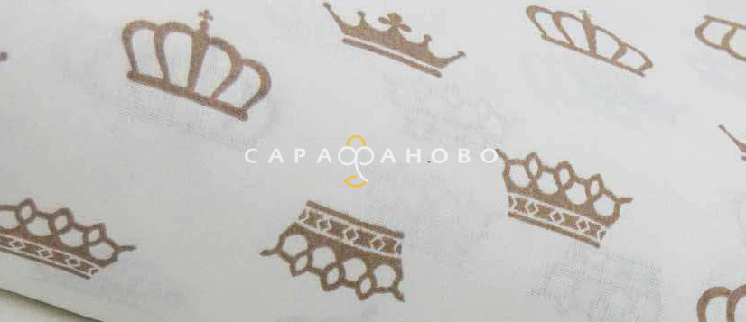 Ткань Бязь детская 150 см 120 гр Короны 1694а-18, фото 1