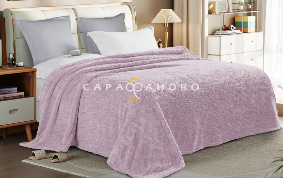 Ткань Велсофт Геометрия 205 см 280 г/м2 диз Розовый, рисунок 013-GAM, фото 1