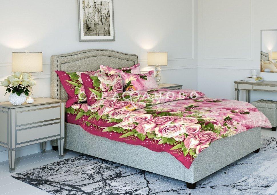 Ткань Бязь 150 см рис. 3988 "Верди", фото 1