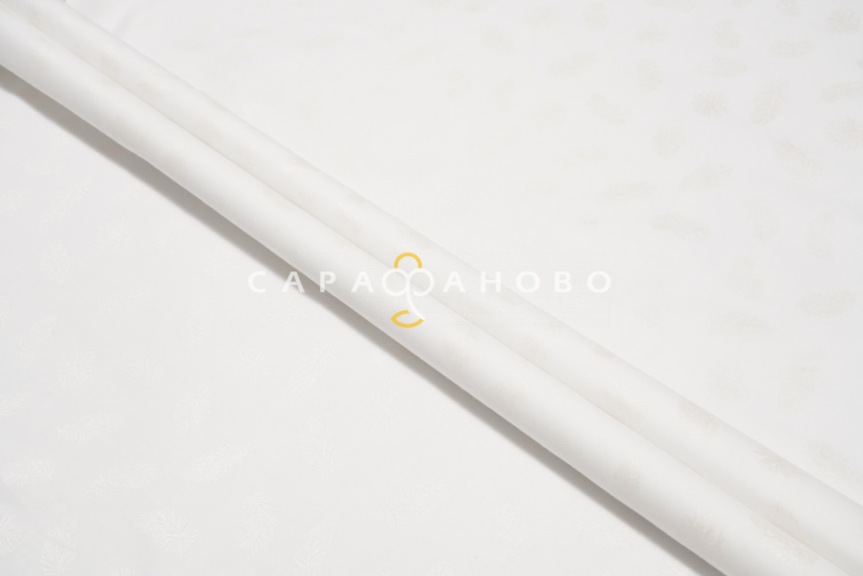 Ткань Тик смесовой 220 см 145 гр диз JS 040 White, фото 8