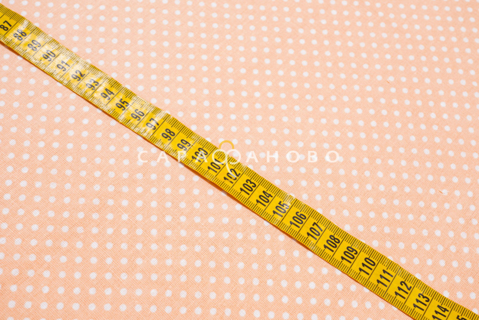 Ткань Бязь 150 см 120 гр Мелкий горошек 1590-4, фото 4