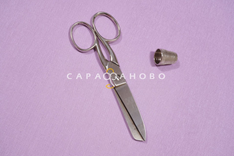 Ткань Бязь 150 см 120 гр рис. Сиреневый вид 2/3 На отрез