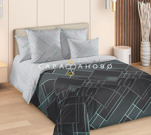 Ткань Сатин 235 см 120 гр Симметрия вид 3 (основа), фото 1