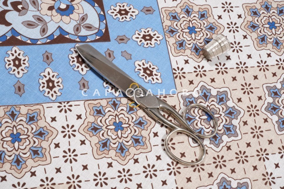 Ткань Бязь 220 см Флоренция рис 4508 вид 1, фото 4