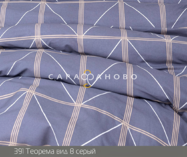 Ткань Бязь 220 см 120 гр рис 391 Теорема, 8 Вид серый