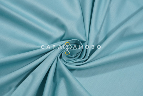 Ткань Сатин 220 см рис. 15-52-07 Бирюза