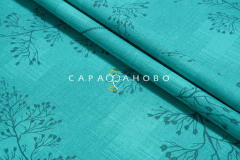 Ткань бязь 150 см 140 гр. рис 295 Ботаника вид 3/2