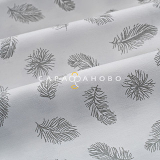 Ткань Тик смесовой 220 см 2200 WHITE