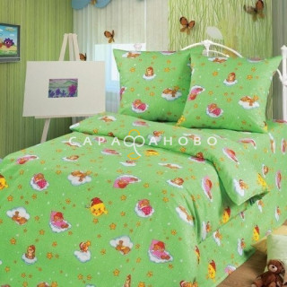 Ткань Бязь 150 см "Облачко" рис 4098-3
