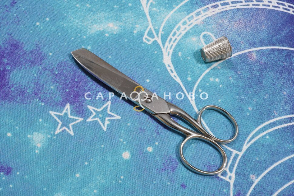 Ткань Бязь 150 см рис. 12300/1 Галактика, фото 7
