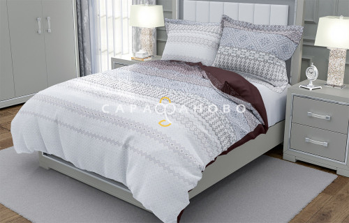 Ткань Бязь 220 см рис. 12507-1 Мирослава (основа)