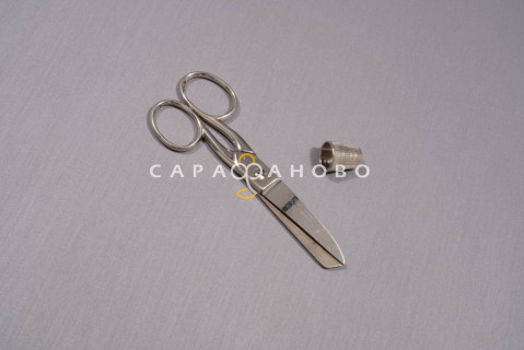 Ткань Сатин 220 см рис. 70100-1 Графит