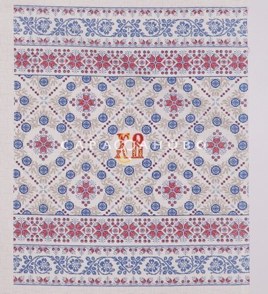 Ткань Рогожка 150 см рис. 10915-1 Воскресенье, фото 11