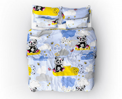 Ткань Бязь 150 см 120 гр рис. 140в2 Панды