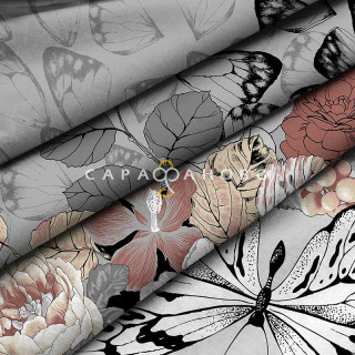Ткань Бязь 220 см "Адажио" рис 6543 вид 1