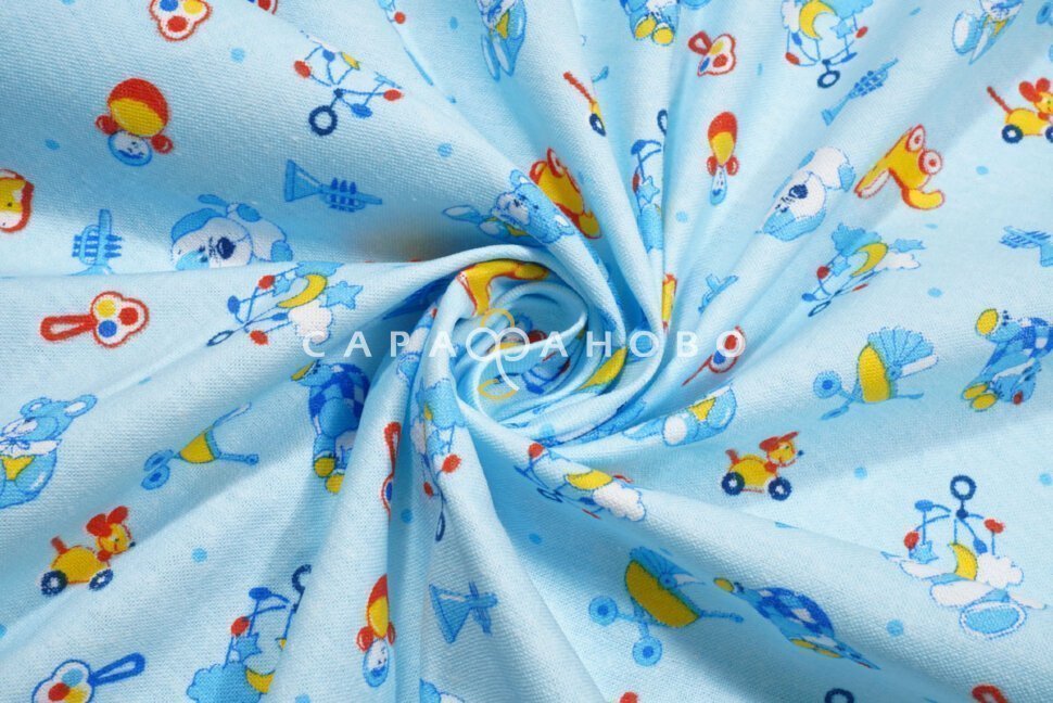 Ткань Фланель 75 см рис. 5136-1 "Детство грунт", фото 9