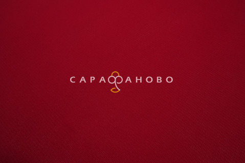 Ткань Вафельное полотно 150 см Вишня