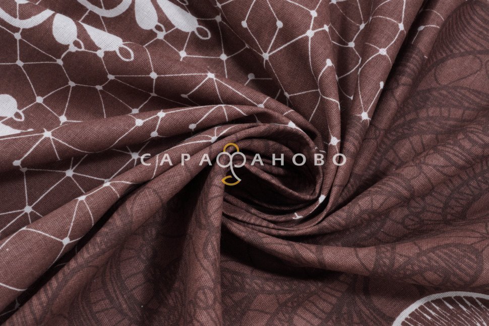 Ткань Бязь 150 см рис Волшебное кружево 10190/1, фото 5