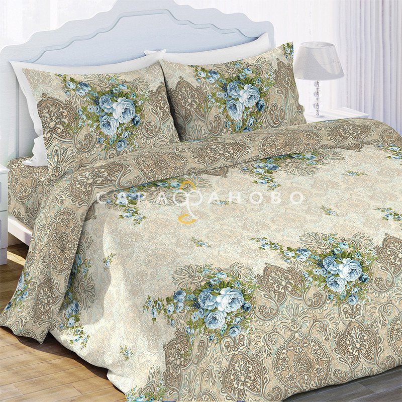 Ткань Бязь 220 см "Александрия" рис 6429 вид 1, фото 1